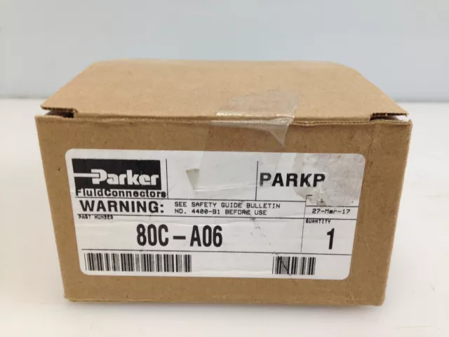 Parker Parkrimp 80C-A06 40 Series Crimping Tool Die Yellow 3/8"