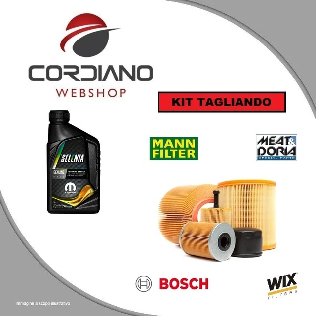 Kit Tagliando Auto: 4 Filtri + 5L Olio Motore 5W30 - Completo Per Manutenzione - Foto 3