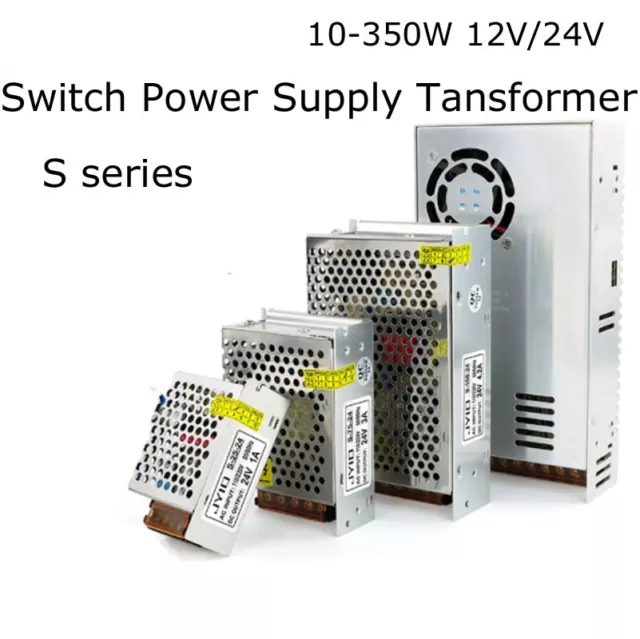Schalter Netzteil Transformator AC220V-12V 24V Adapter für LED Streifen 25W-350W