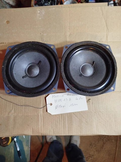 Tweeter Vintage Isophon HM10 – 4 Ohms, 100mm, Alnico, Testé Fonctionnel
