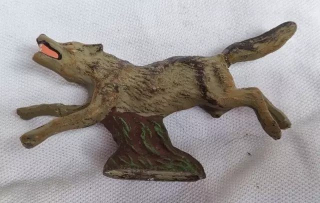 Lineol Wolf, ca. 3 cm hoch