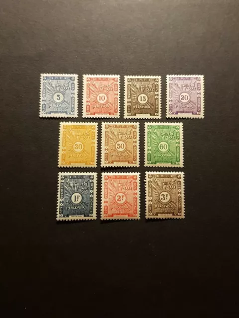 Timbre France Colonie Des Somalis Taxe N°11/20 Neuf * Mh 1938