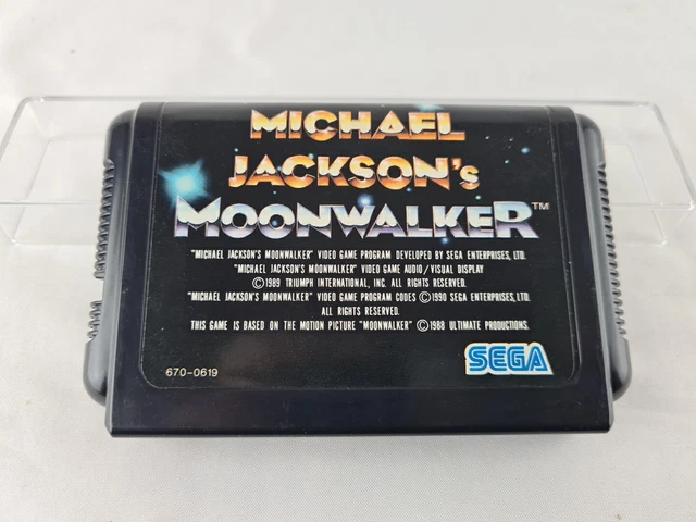 Michael Jackson's Moonwalker Sur Megadrive - Version PAL (FR) - Bon état