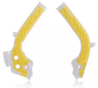 Acerbis [2449531070] X-Grip Frame Guard White/Yellow