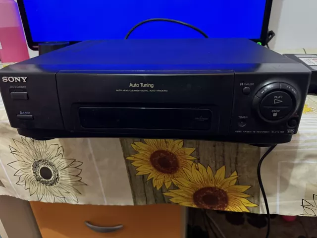 Videoregistratore  Vhs Sony. Slv-E110It  Con Telecomando Idea Regalo