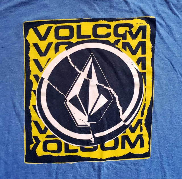 VOLCOM STONE Logo Skate Shirt - Medium - Skateboard Thrasher Punk Y2K Snowboard