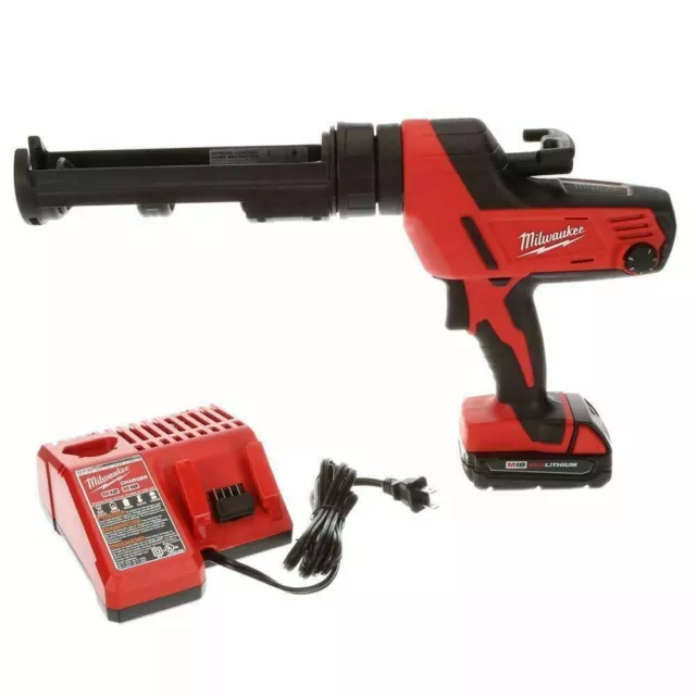 Milwaukee M18 Caulk Adhesive Gun Lithium Ion Cordless 10 oz 18 Volt Power Tool