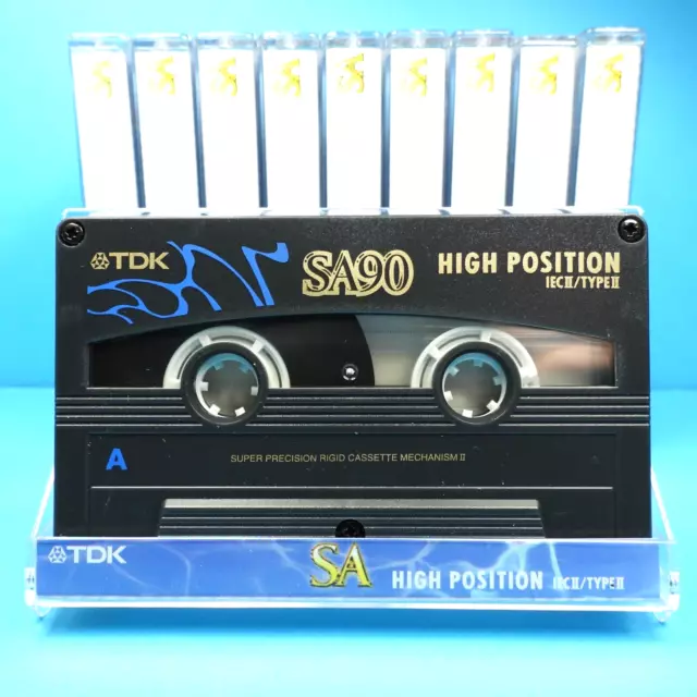 🙈 10x TDK SA 90 * Chrome IEC TYPE 2 * Cassettes Kassetten кассеты Casetes* 1997
