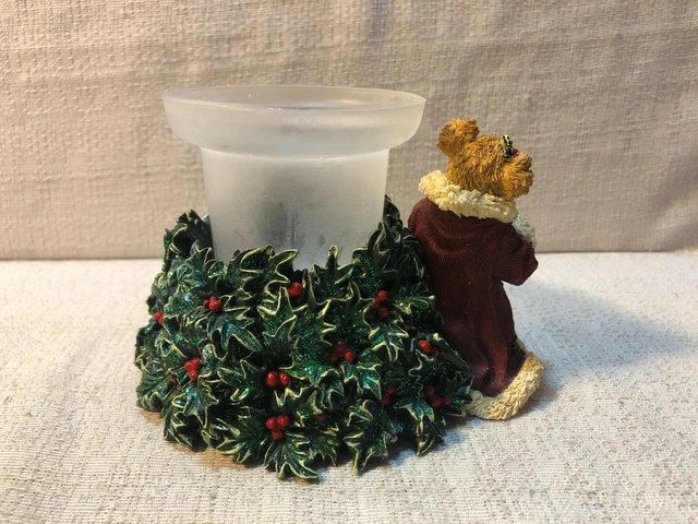Boyds Bear Stechpalme Bearlight Votivkerzenhalter Figur 27739 3