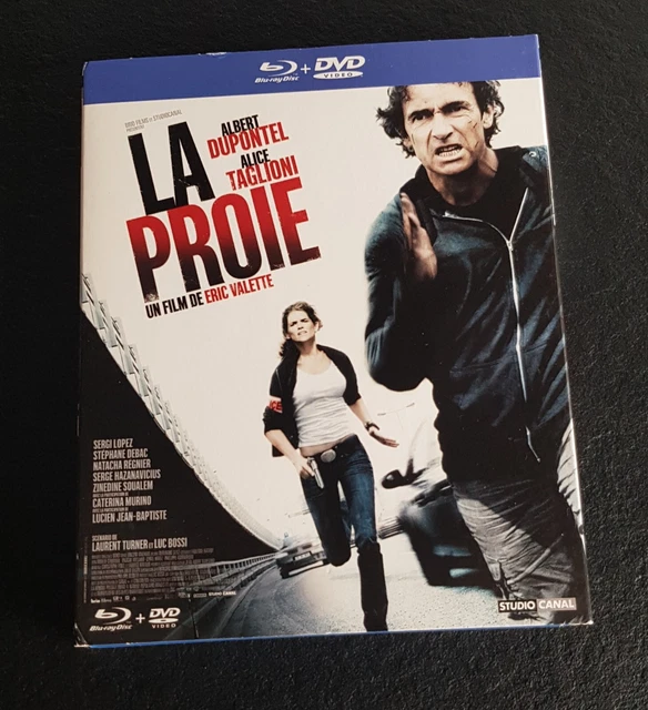 BLU RAY " LA PROIE " avec ALBERT DUPONTEL, blu ray + dvd