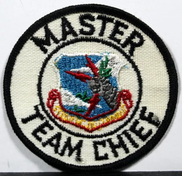 US Air Force Strategic Air Command SAC Master Team Chief Full Colored Patch