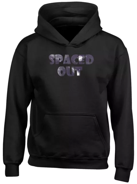 Spaced Out Galaxy Universe Childrens Kids Hooded Top Hoodie Boys Girls Gift