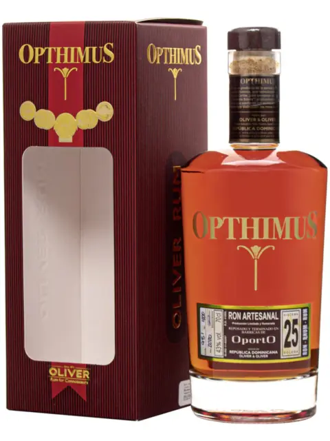 Opthimus 25 Year Old Oporto Port Finish Dominican Republic Rum 700mL