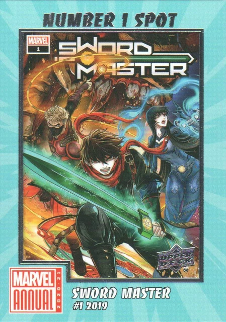 2020-21 Marvel Annual Trading Cards Number 1 Spot #N1S-4 Sword Master (2019) #1