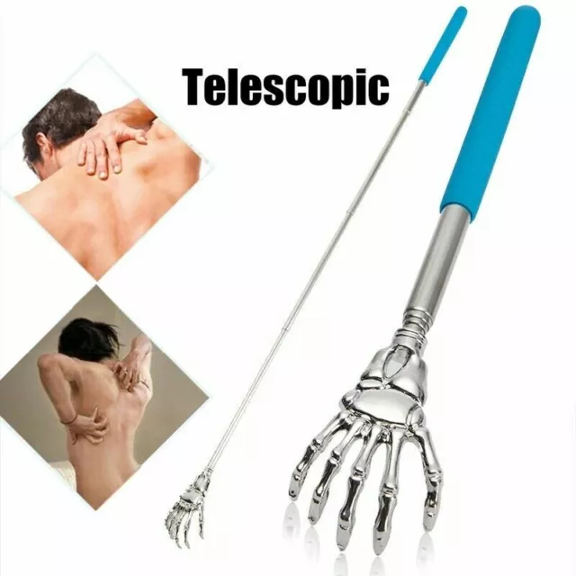 Stainless Back Scratcher Claw Telescopic Extending Extendable Massager Portable