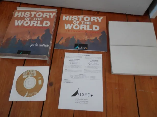Jeu PC vintage HISTORY OF THE WORLD / ALSYD / 1997