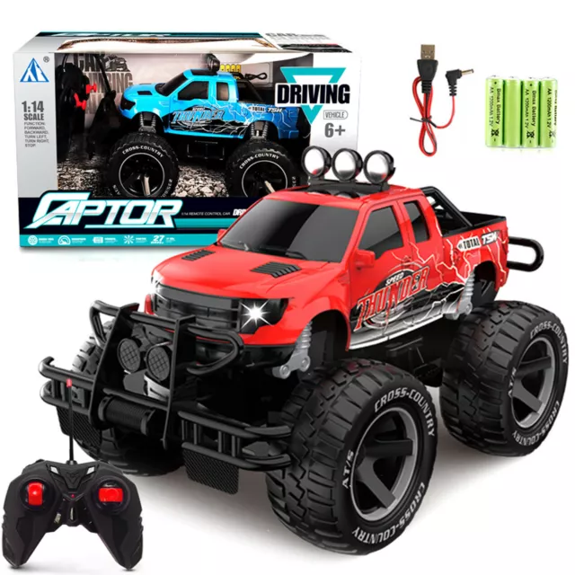 Remote Control Car,1/14 Scale 15km/h, 2WD Land Off-Road,with Car Light