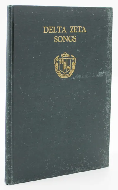 DELTA ZETA SONGS 1939 1st Edition 1st Printing Delta Zeta Sorority