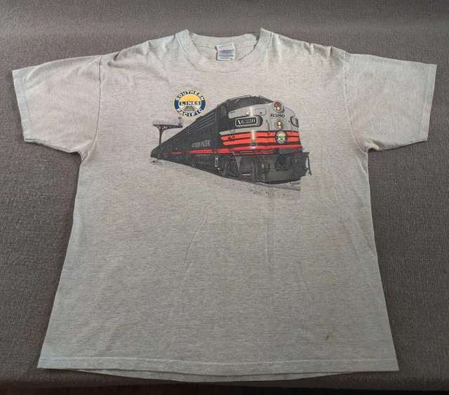 Daylight Sales Southern Pacific Lines Railway Trains T Shirt XL Hanes Comfort