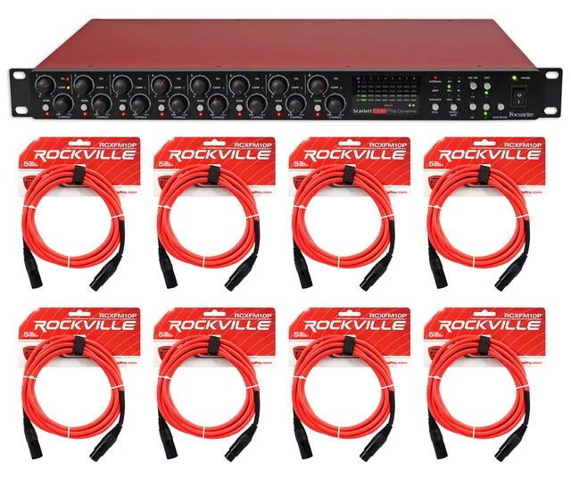 FOCUSRITE SCARLETT OCTOPRE Dynamic 8Channel ADAT Microphone Mic Preamp