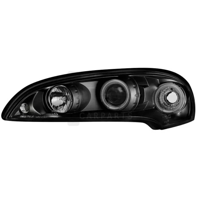 Set Fanali per Opel Tigra Neon Angel Eyes CCFL Anelli Fari di Posizione Black