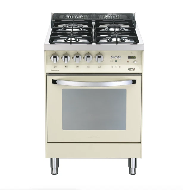 Lofra Rainbow Pbi66mft/C Küche 60x60 CM Elfenbein 4 Feuer Ofen Elektro