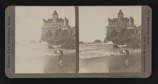 Cliff House, San Francisco, California Historic Old Photo 1