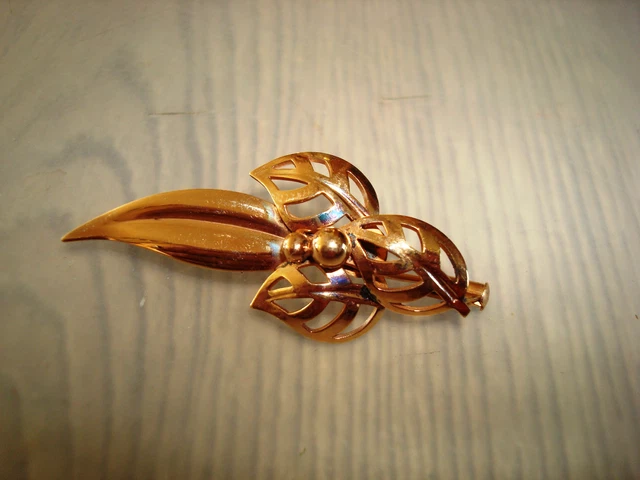 Broche Vintage Argent Ajourée – Poinçon – Occasion