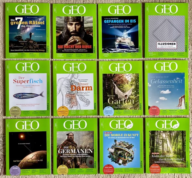 geo Magazin kompletter Jahrgang 2020