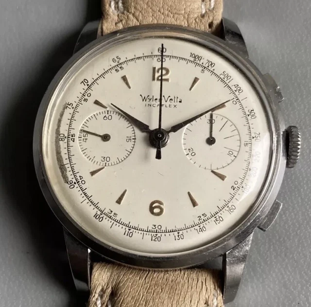 Montre Vintage Wyler Vetta Cosc Chronometres - Avec Certificat Papier, Bon état D'occasion