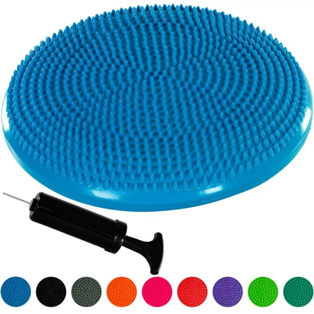 MOVIT Ballsitzkissen Luftkissen Sitzhilfe Sitzkissen Balance Board 33cm 38cm