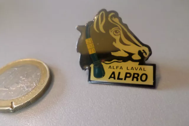 Pin S broche Badge DE ALFA LAVAL ALPRO machine a traire vache collier robot rare