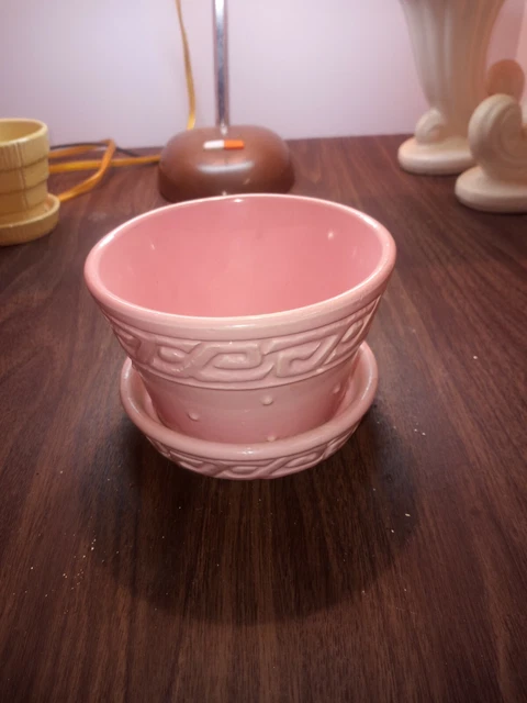 VINTAGE MCCOY POTTERY Pink Planter $19.99 - PicClick