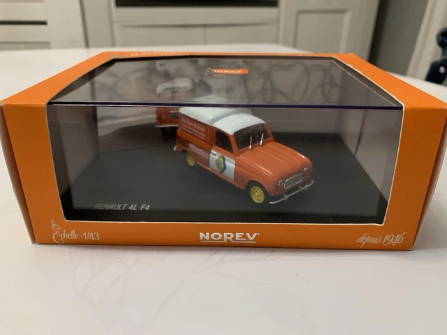 Miniature ODEON Renault 4L F4 Alpine Assistance 1/43 - Bleue