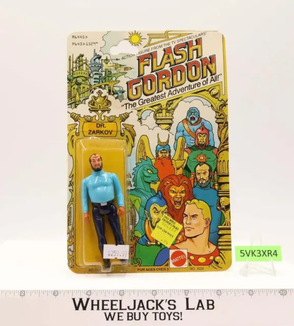 Dr. Zarkov 4" Flash Gordon Mattel #1529 MOSC NEW 1979 Vintage Action Figure