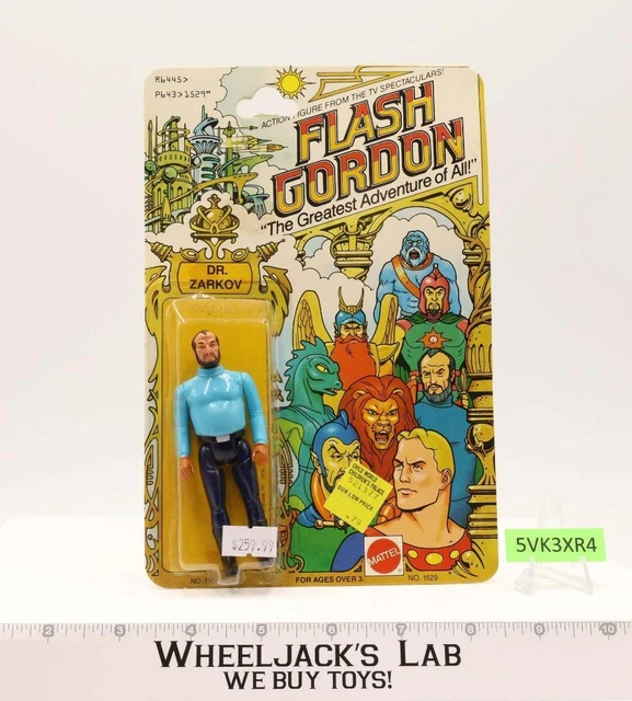 Dr. Zarkov 4" Flash Gordon Mattel #1529 MOSC NEW 1979 Vintage Action Figure Dr. Zarkov 4" Flash Gordon Mattel #1529 MOSC NEW 1979 Vintage Action Figure