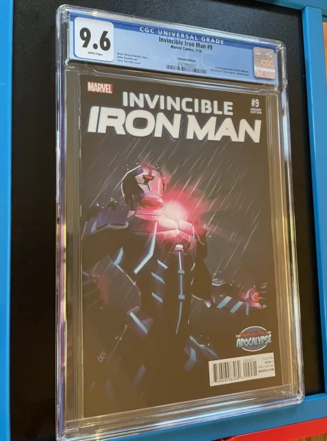 Invincible Iron Man #9 CGC 9.6 Turcotte Variant Cover 1st App Riri Williams RARE