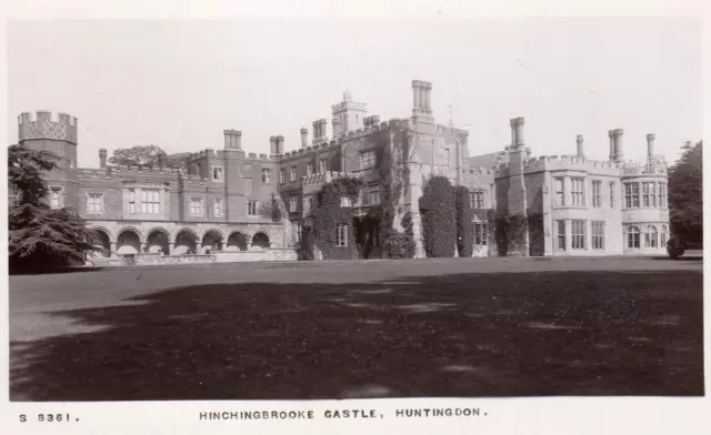 Hinchingbrooke Castle Huntingdon unused RP old pc WHS Kingsway S8361