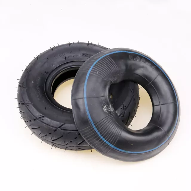 4inch 3.00-4 9x3.50-4 Go Kart Tyre + Tube for Pocket Quad Bike Razor Scooter ATV 2