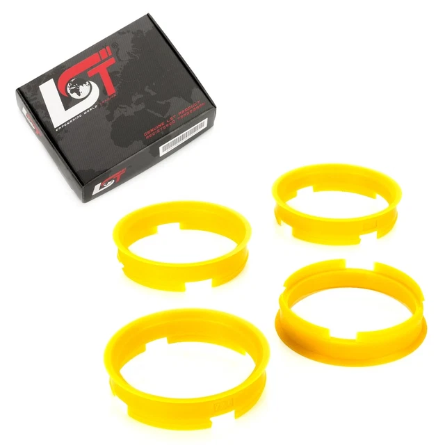 Anneaux De Centrage TPI 70.1->67.1mm Orange 4 Pièces
