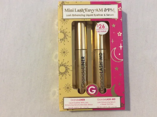 Mini Set Grande Cosmetics Lash Envy AM/PM (valor $43)