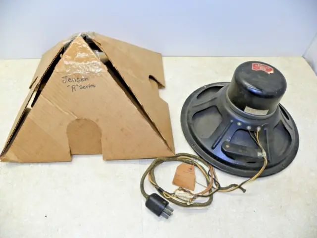 Vintage Jensen Electro Dynamic Speaker Series "R"  12" Paper Cone Untested Unit