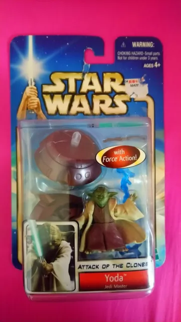 Star wars attack of the clones Yoda figure