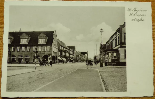 Ansichtskarte Stallupönen, Goldaperstraße, Ost-Preußen, um 1935, ungelaufen