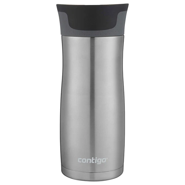 Contigo 2-Pack West Loop Stainless Steel Travel Mug, 16 oz - Monaco/Stainless 5