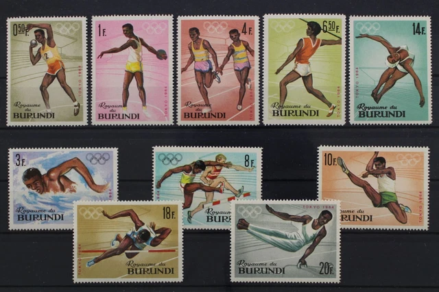 Burundi, MiNr. 125-134, postfrisch / MNH - 658866