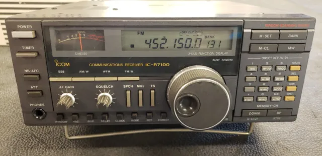 ICOM IC-R7100 VHF UHF FM Radio Receiver 25 MHz -1999 MHz Reception - SHIPS FREE!