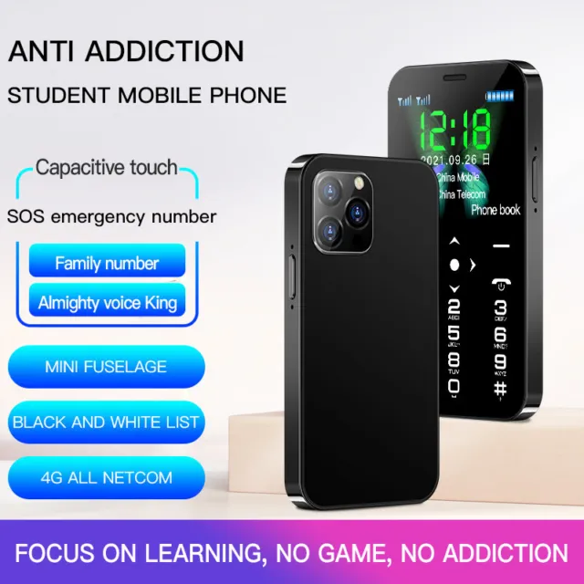 World Smallest 4G Smartphone Soyes D13 Dual Sim 1.8in Student Mini Mobile Phone