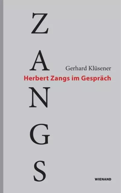 Herbert Zangs im Gespräch | Gerhard Klüsener | 2018 | deutsch