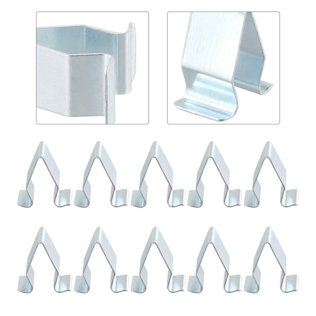 Clip per pannello in metallo durevoli 10 pz per seduta facili e veloci da installare
